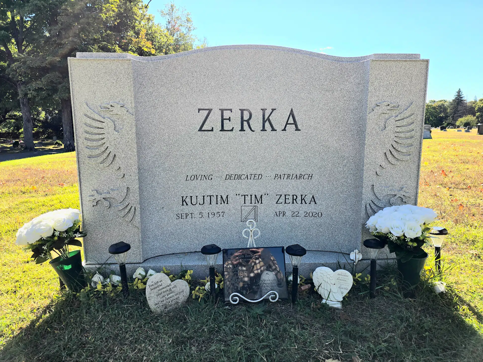 Granite Custom Headstone hand-carved by NJ Gravestone Shop in NJ — image 4